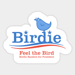 Feel the Bird Sticker